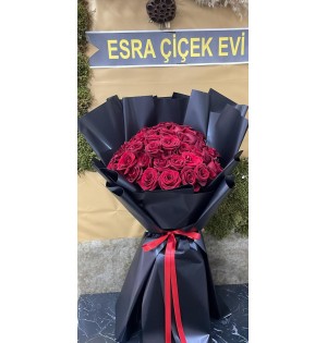 41'li Kırmızı Gül Buketi